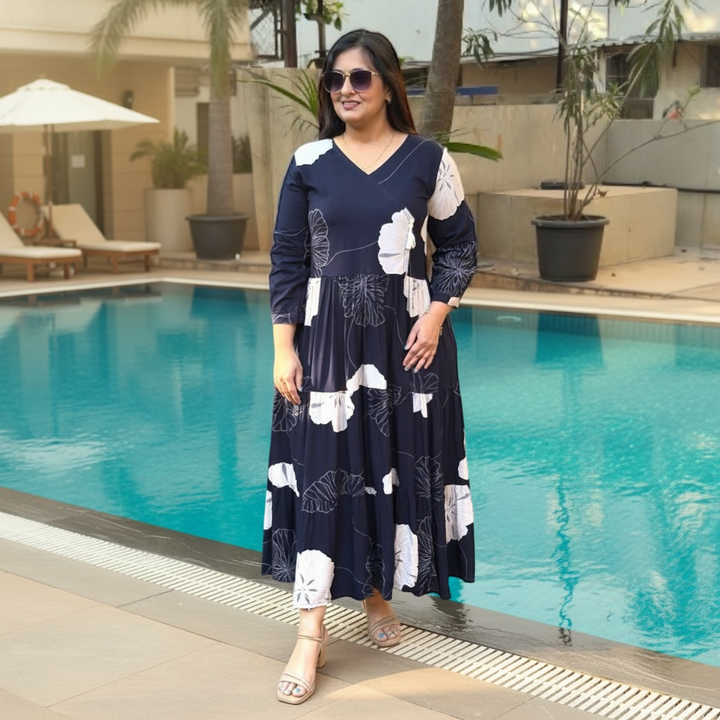 Twirl Tale Tiered Maxi Kurti