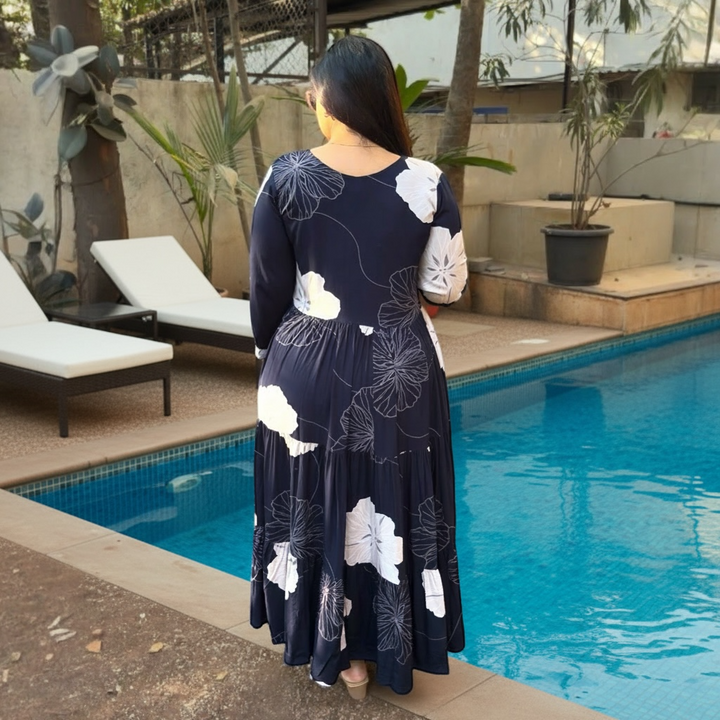 Twirl Tale Tiered Maxi Kurti