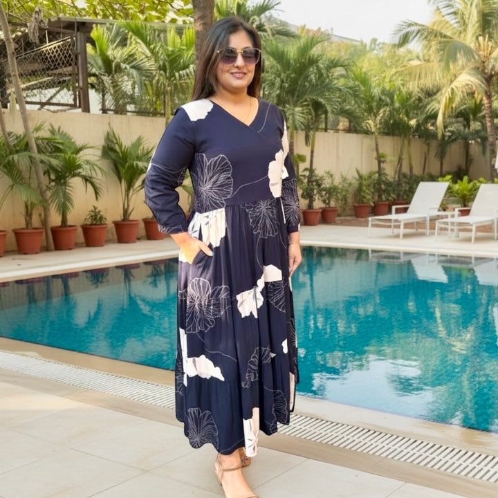 Twirl Tale Tiered Maxi Kurti